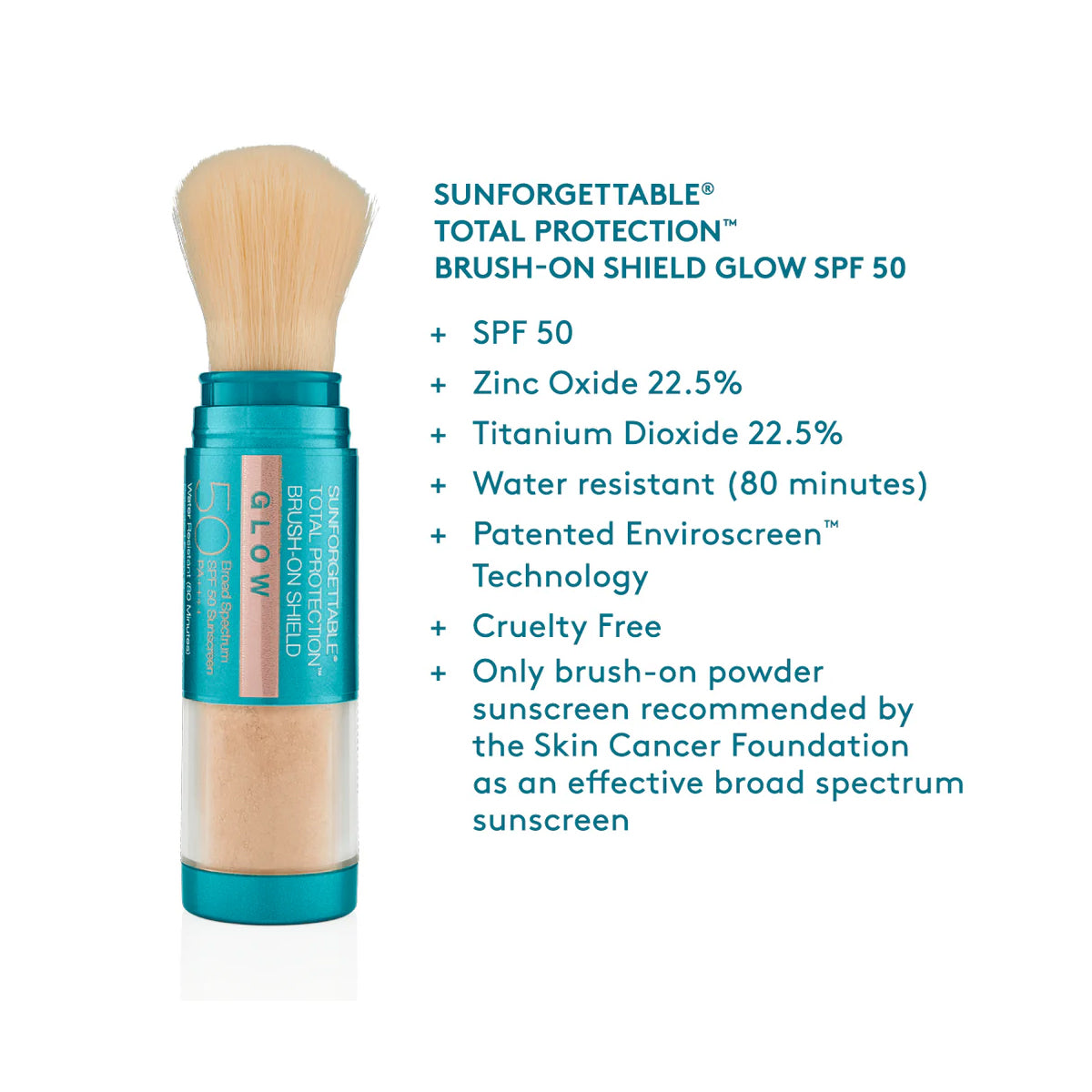 Sunforgettable Total Protection Brush-On Sheild SPF 50 - GLOW